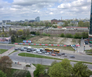 Przyszła lokalizacja inwestycji mieszkaniowej Aleje 138 w Warszawie