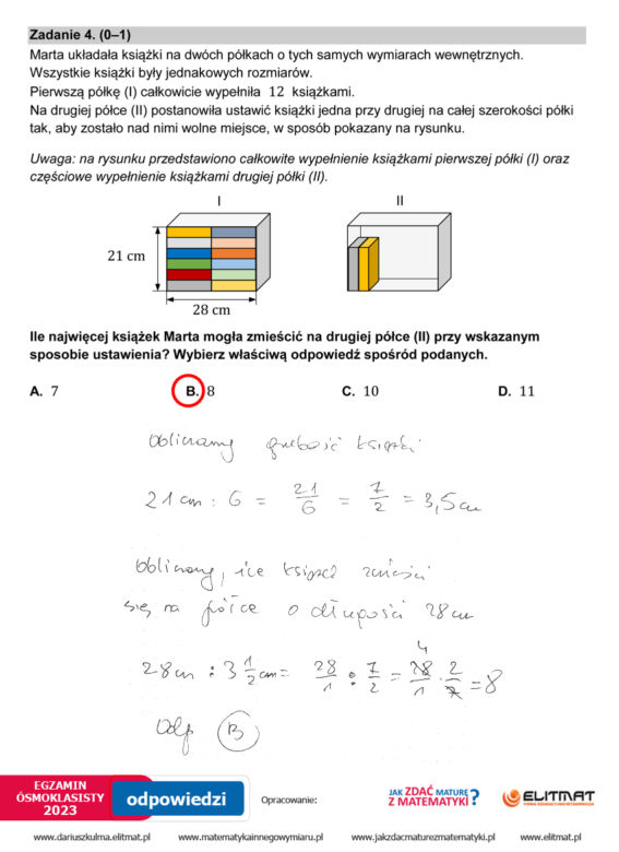 Egzamin ósmoklasisty 2023: matematyka. Zadania, arkusze CKE i odpowiedzi z matematyki [24.05.2023]