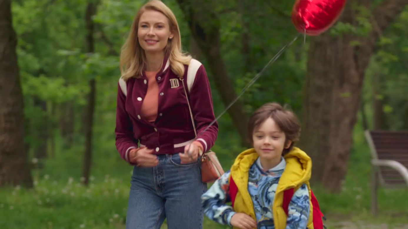Barwy szczęścia. Dominika (Karolina Chapko), Mateuszek (Filip Kowalewicz)