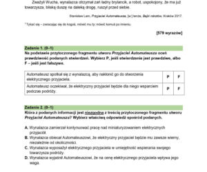 Egzamin ósmoklasisty z języka polskiego 2026 - Arkusze CKE