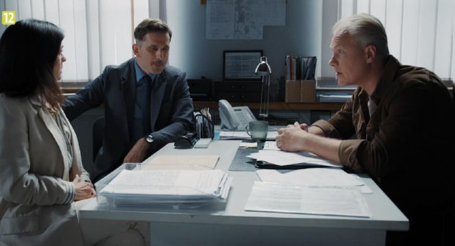 M jak miłość odc. 1897. Kinga (Katarzyna Cichopek), Kamil (Marcin Bosak), aspirant Przewrocki (Remigiusz Jankowski)