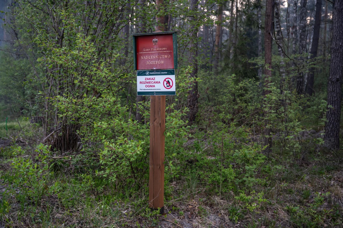 Roztoczański Park Narodowy zamknięty! Puszcza Solska w ogniu