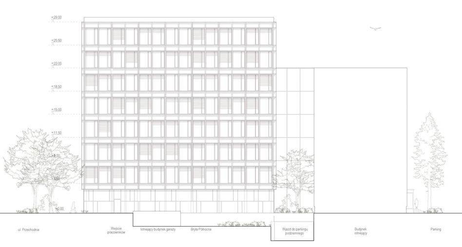 Rozbudowa Urzędu Marszałkowskiego Województwa Świętokrzyskiego w Kielcach wg NM Architekci