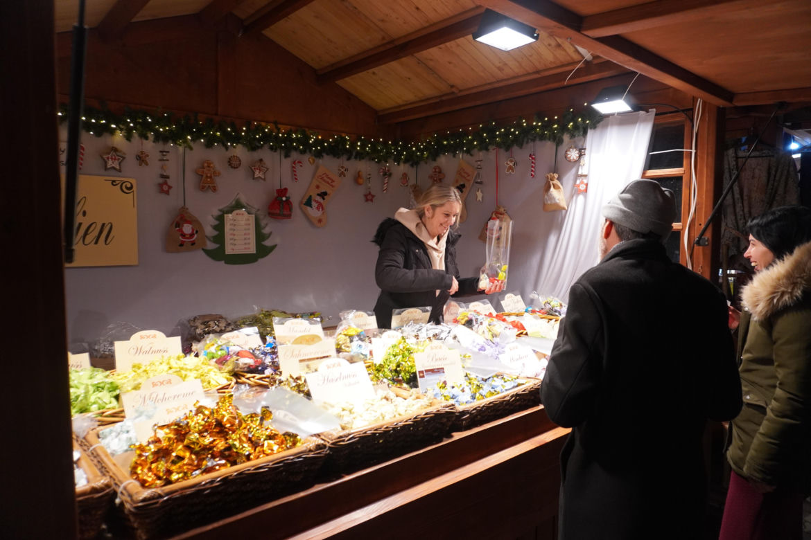Weeihnachtsmarkt na Alexanderplatz