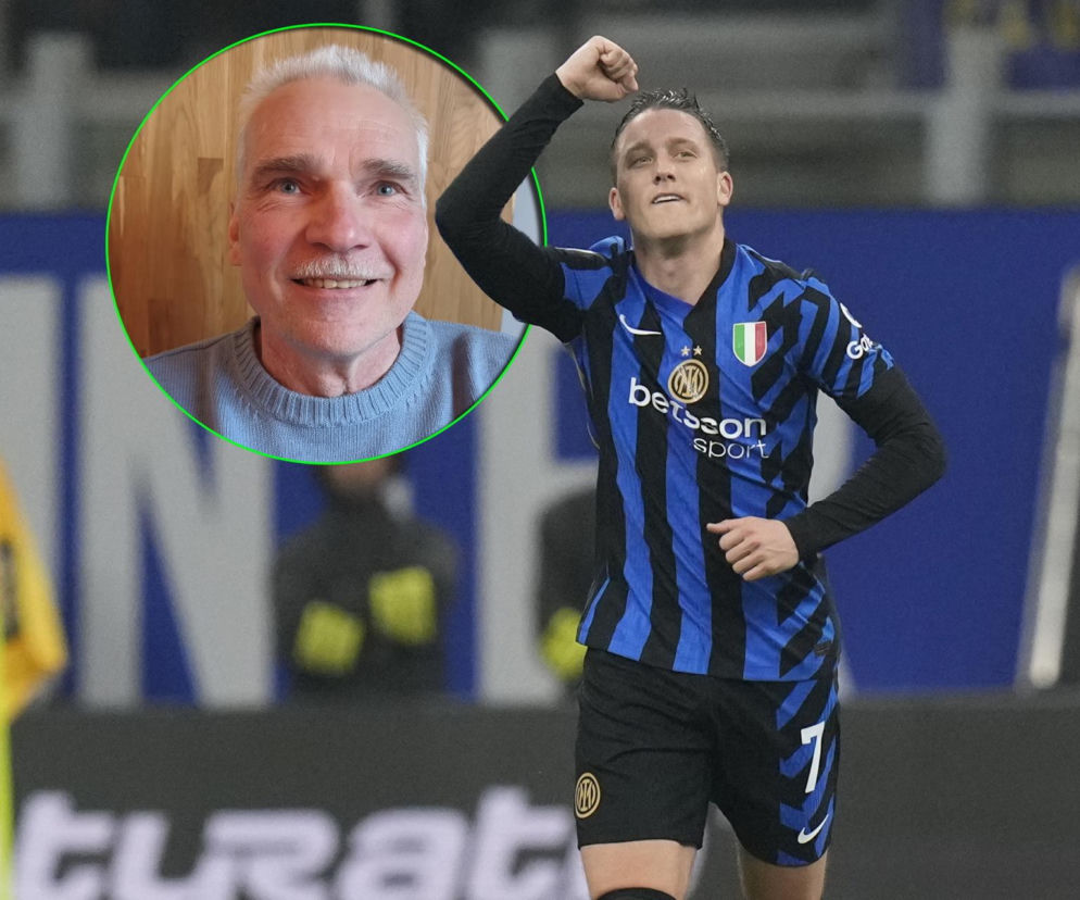 Piotr Zieliński w koszulce Interu Mediolan. Na miniaturze obok ekspert Piotr Czachowski. O meczu przeczytasz na SE Supersport.
