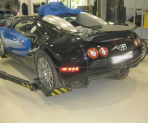 Rozbite Bugatti Veyron