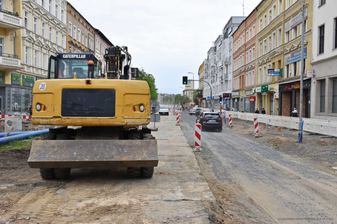 Przebudowa alei Wojska Polskiego - maj 2022