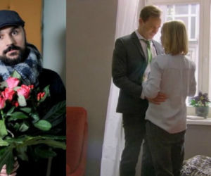 O mnie się nie martw 2 sezon odc. 4. Iga (Joanna Kulig), Marcin (Stefan Pawłowski), Filip Bonnet (Piotr Jankowski)