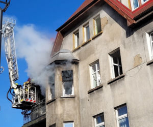 Pożar w Starogardzie Gdańskim