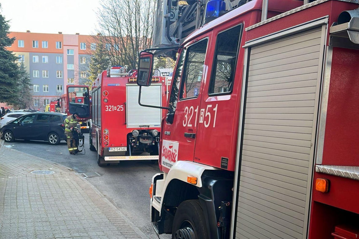 Pożar na Baranówce w Rzeszowie. Nie żyje 91-letnia kobieta 