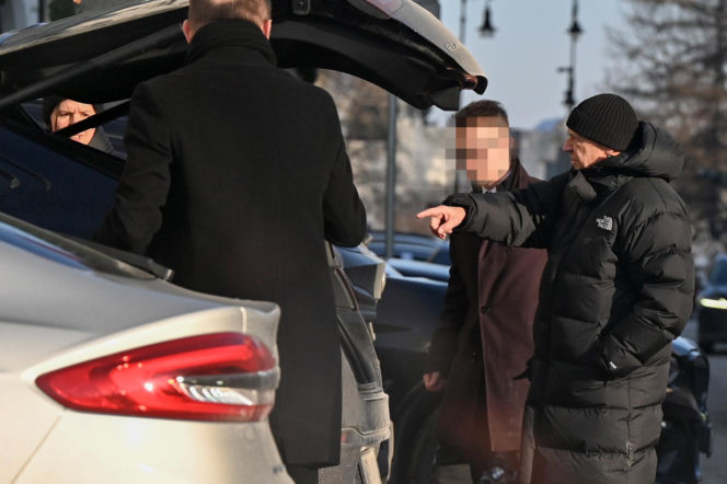 Marek Kondrat z żoną i córką w Warszawie