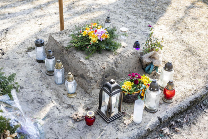 Tak wygląda grób Bożeny Dykiel