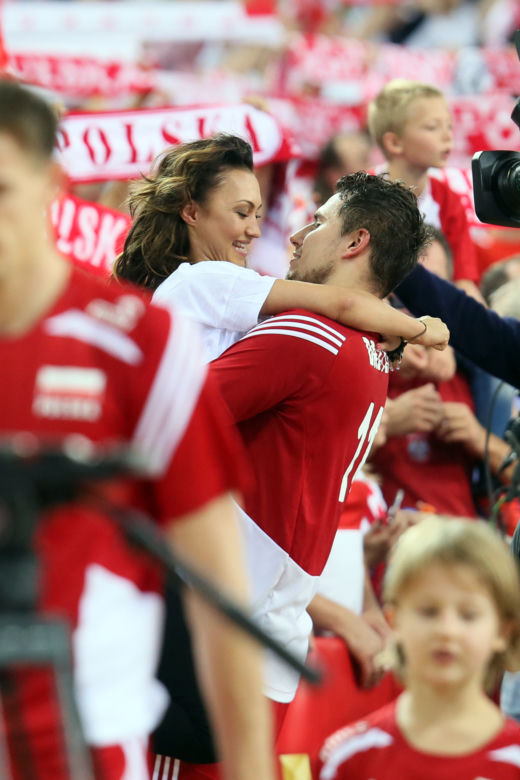 Fabian Drzyzga z dziewczyną