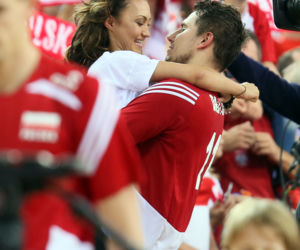 Fabian Drzyzga z dziewczyną