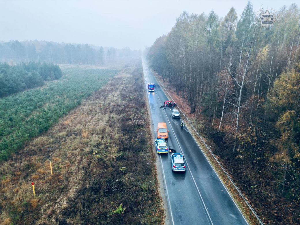 Poważny wypadek na Śląsku. Ucierpiała 28-latka