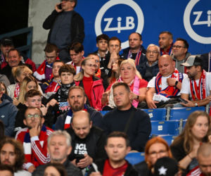Tak kibice Wisły Kraków bawili się na trybunach. Znajdź się na zdjęciach