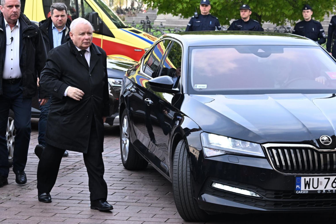 Jarosław Kaczyński w 14. rocznicę katastrofy smoleńskiej 