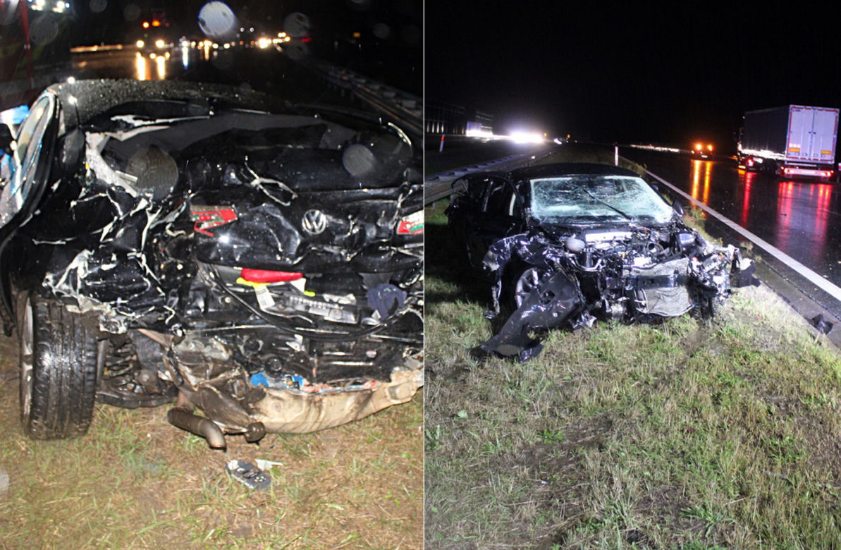Potworny wypadek na A1 pod Włocławkiem! Jedna osoba nie żyje, dwie poważnie ranne [ZDJĘCIA].