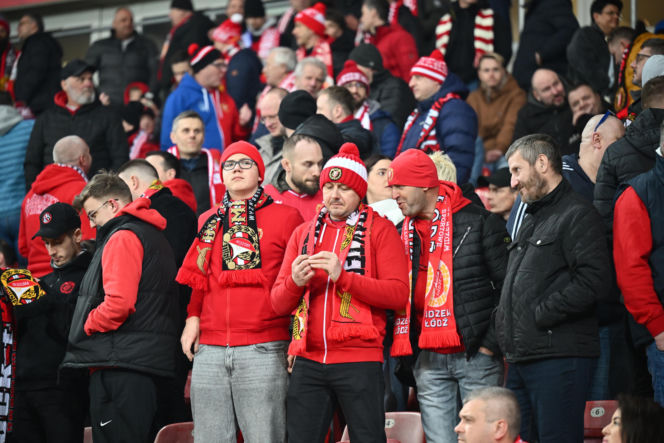 Widzew Łódź - Lech Poznań: Zdjęcia kibiców i zawodników z meczu 24. kolejki PKO BP Ekstraklasy