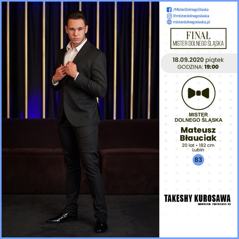 Finaliści Mister Dolnego Śląska 2020