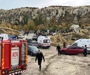 Tragedia w tureckiej Kapadocji. Skały runęły na ludzi