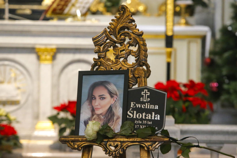 Pogrzeb Eweliny Ślotały