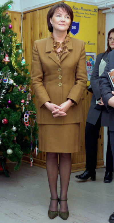 Jolanta Kwaśniewska jako pierwsza dama