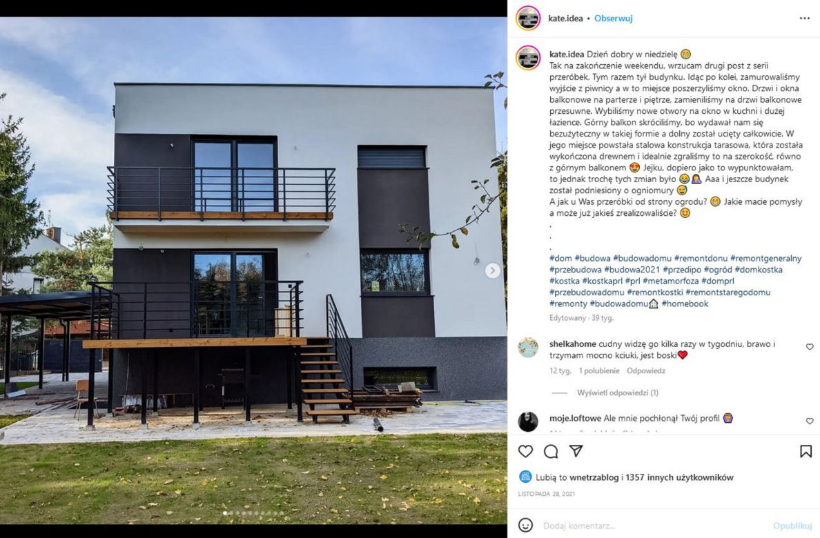Dom kostka z PRL przed i po metamorfozie. 3 lata temu rudera, a teraz wygląda jak luksusowy dom z okładki magazynu