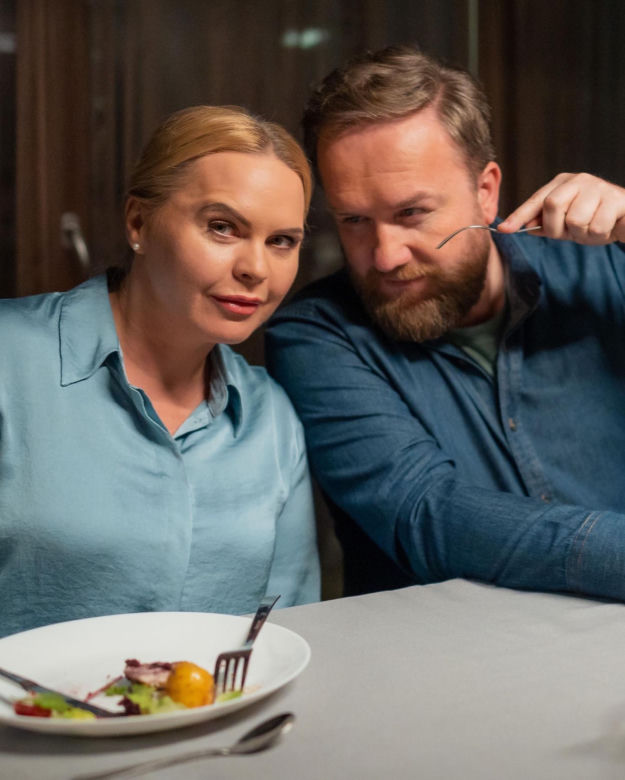 Przyjaciółki 21 sezon. Anka (Magdalena Stużyńska), Paweł (Bartek Kasprzykowski)