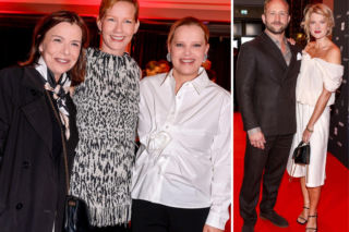 Gwiazdy na premierze Ojczyzny. Agata Kulesza postawiła na prostą elegancję, zjawił się też Rafał Trzaskowski - ZDJĘCIA