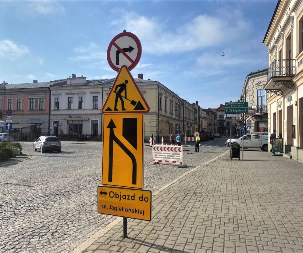Ruszył remont ulicy Dunajewskiego w Nowym Sączu.  Są objazdy!