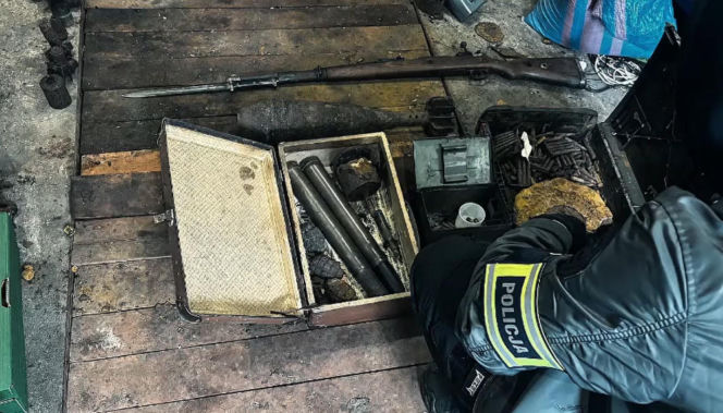 Nielegalny arsenał w domu na Mazowszu