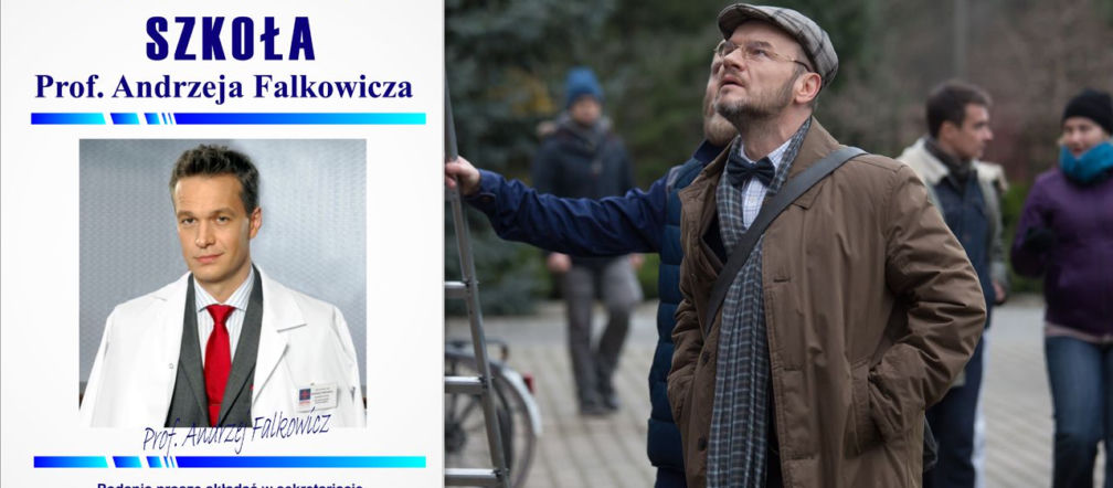 Na dobre i na złe odcinek 698, Falkowicz (Michał Żebrowski) otwiera szkołę dla chirurgów