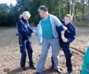Policjanci z Bytowa próbują zatrzymać opornego kierowcę