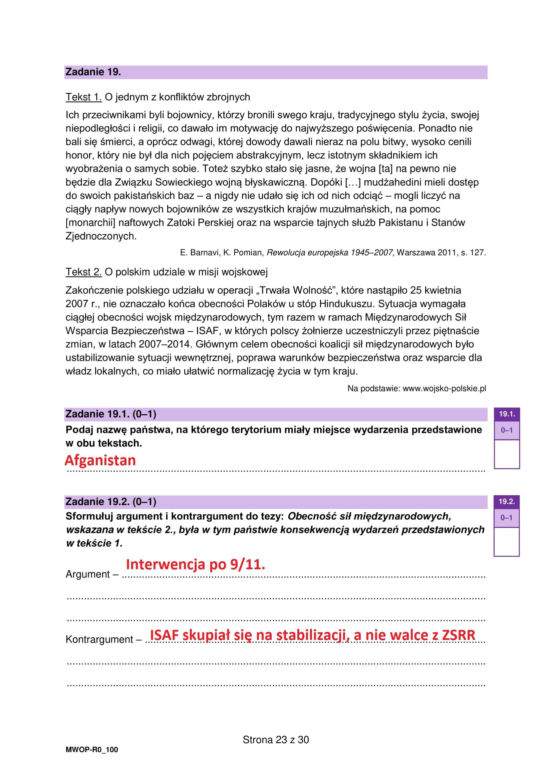 Matura 2025 WOS rozszerzony: odpowiedzi do wszystkich zadań z arkusza CKE - Formuła 2023 [13.05.2025]