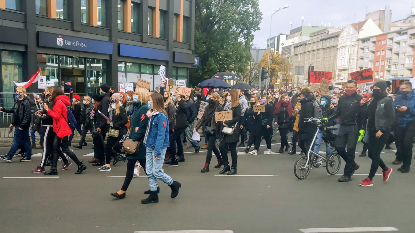 Protest kobiet w Szczecinie - 28.10.2020