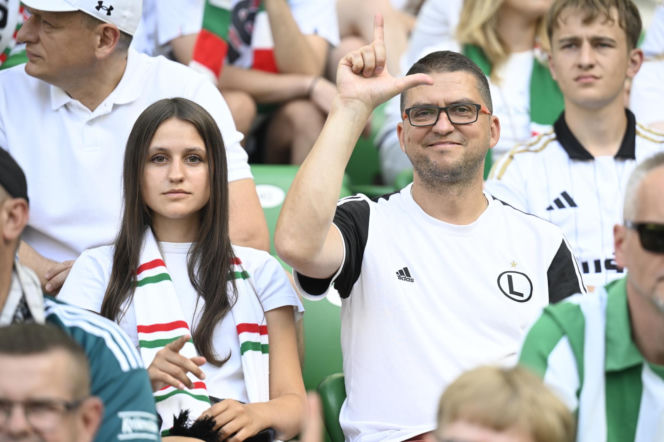 Legia Warszawa - Zagłębie Lubin: Zdjęcia kibiców