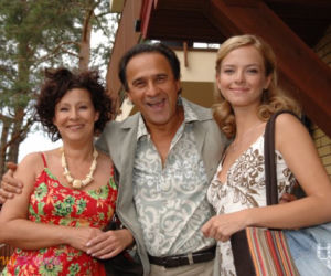Barwy szczęścia. Anna Marczak (Dorota Kolak), Jerzy (Bronisław Wrocławski), Julia (Marta Nieradkiewicz)