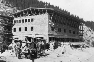 Budowa schroniska na Kalatówkach