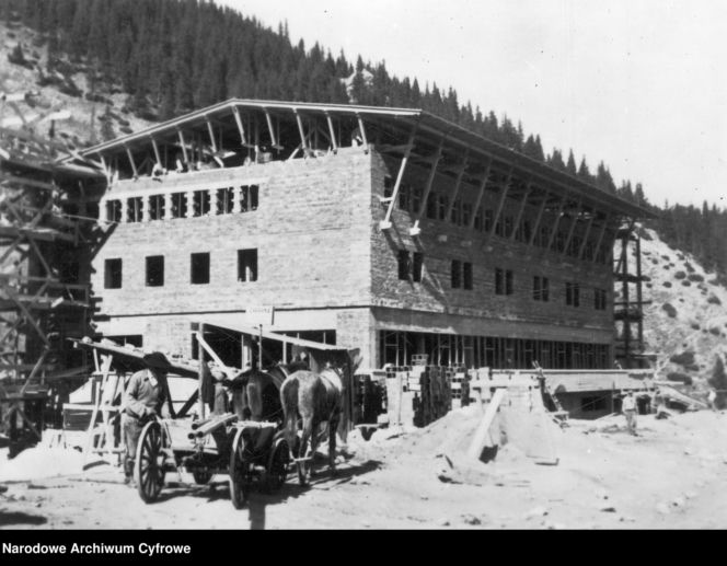 Budowa schroniska na Kalatówkach