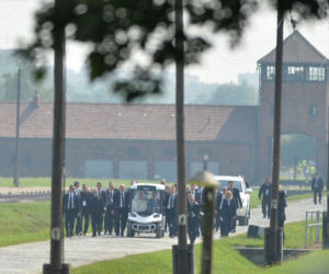 Papież Franciszek w obozie Auschwitz Birkenau