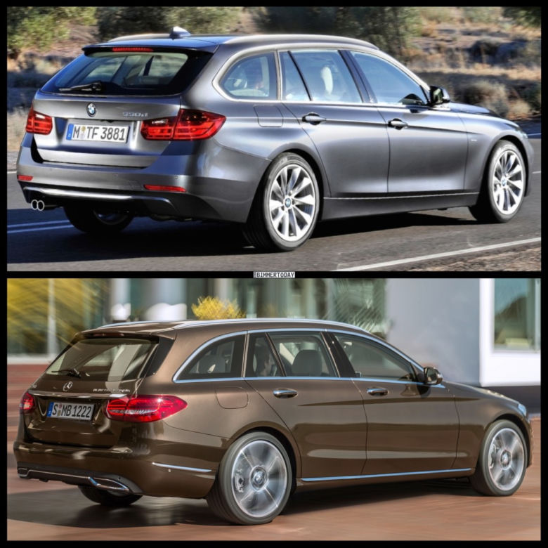 Mercedes Klasy C kontra BMW Serii 3 Touring