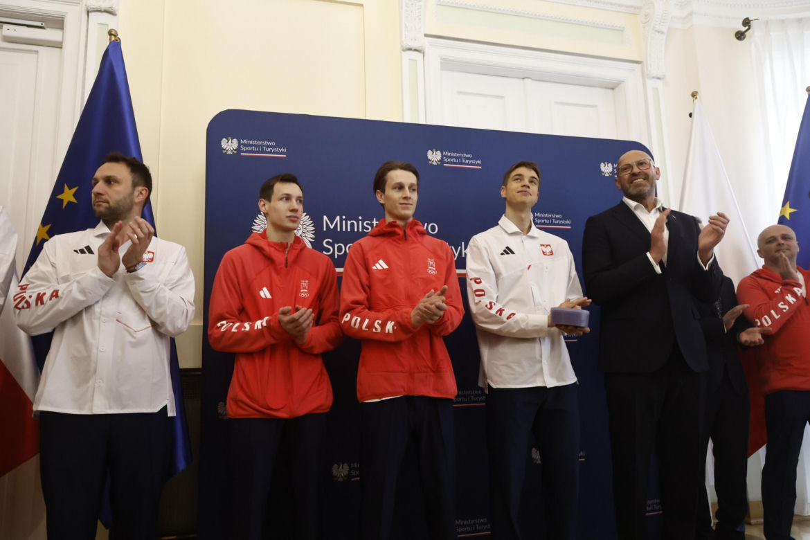 Kacper Tomasiak, Władimir Semirunnij i inni na spotkaniu u Ministra Sportu