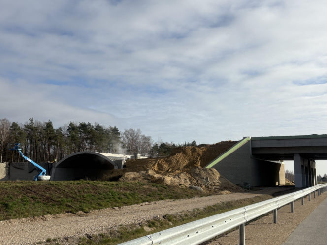 Postępy na budowie A2 Siedlce - Biała Podlaska