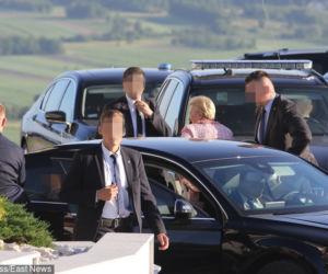 Prezydent Andrzej Duda z żoną na weselu w Świętokrzyskiem