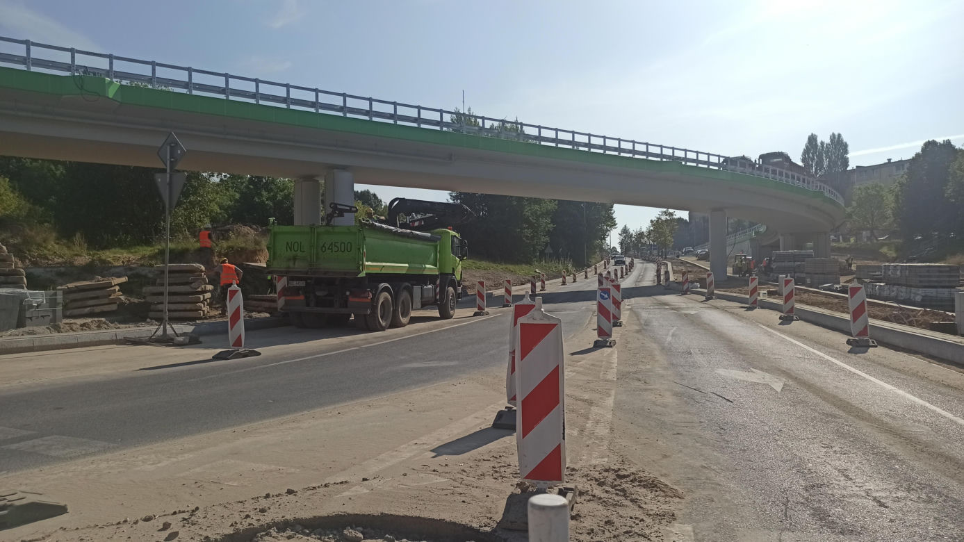 Próby obciążeniowe olsztyńskiej estakady 
