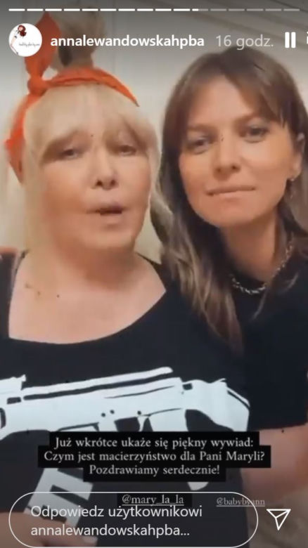 Maryla Rodowicz i Anna Lewandowska
