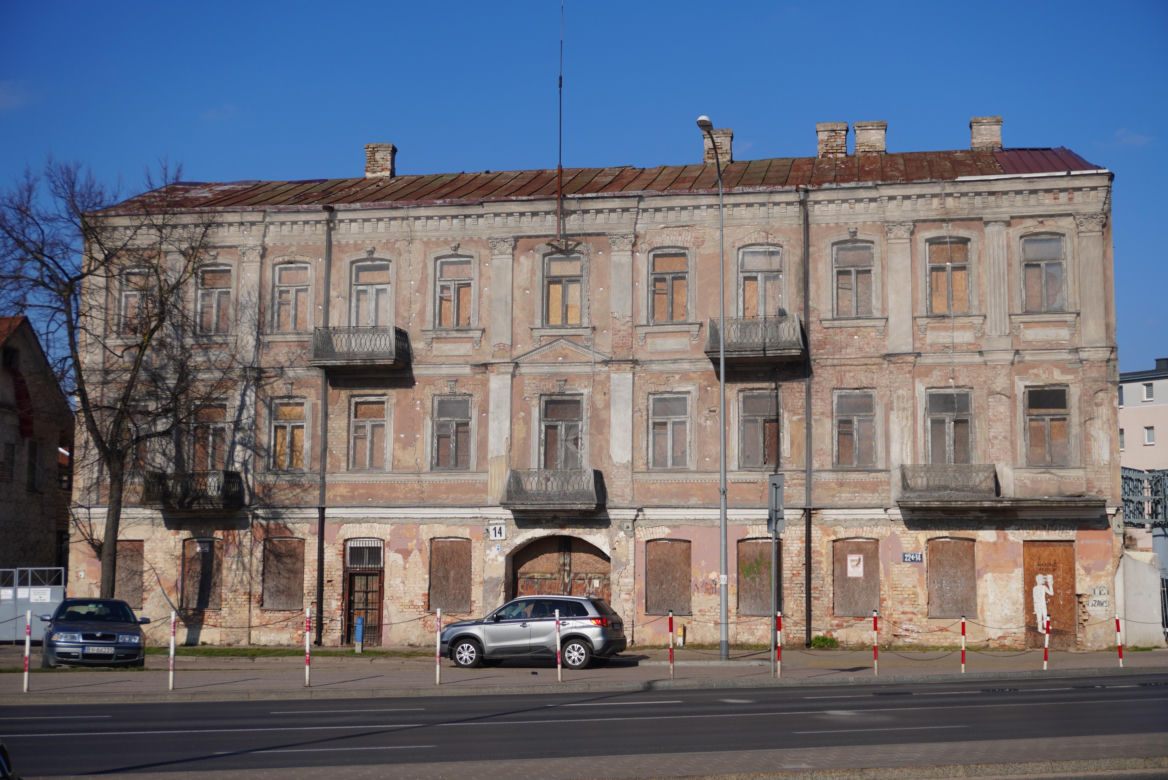 Zabytkowa kamienica przy Dąbrowskiego w Białymstoku