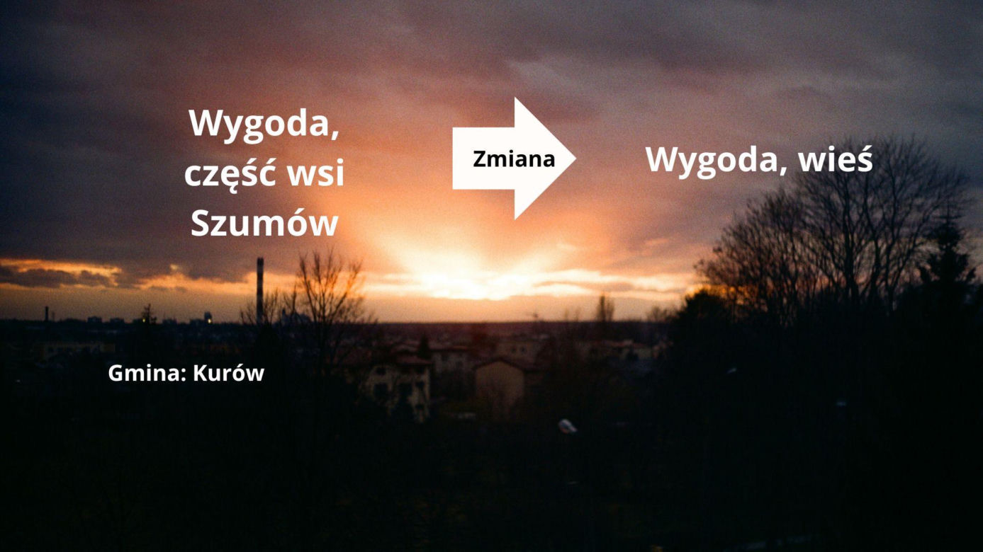 Ogromne zmiany na mapie Polski! Te miejscowości w Lubelskiem będą inaczej się nazywać