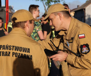 Pożar w powiecie wołomińskim